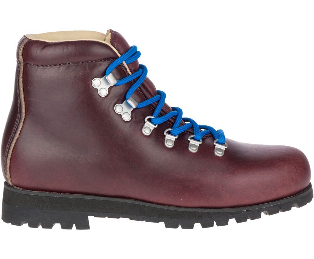 Merrell Boots Burgundy - Wilderness Legend Waterproof - Womens 95CQILMTK